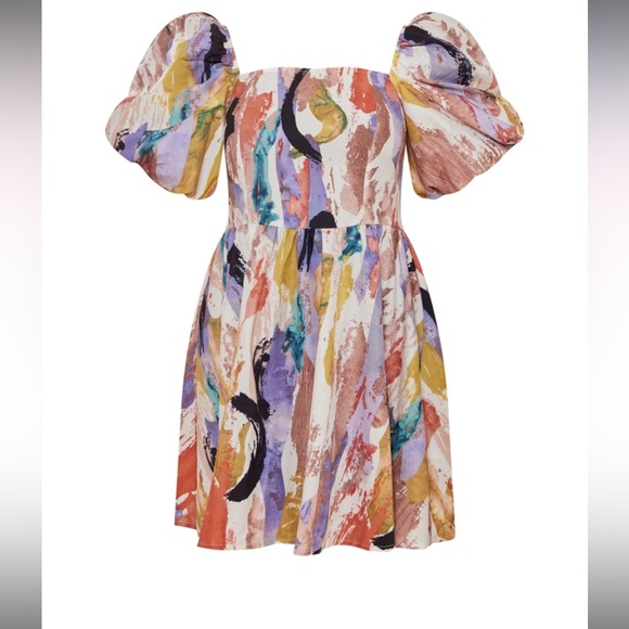 PLT mini abstract dress - Picture 2 of 2